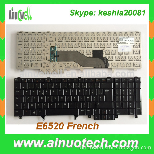 Laptop Keyboard For Dell E6520 E5520 M4800 M6800 E5530 E6530 M4700 M6700 French Layout Laptop Keyboard US UK IT GR LA AR SP RU